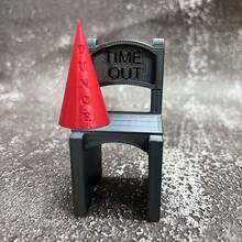 1 套暂停椅和傻瓜帽，惩罚顽皮骰子的椅子，TRPDICES 游戏配件