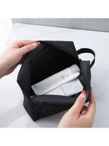 1 Stück/2 Stücke Großraum Reise Tragbare Herren Kulturbeutel, Damen Kosmetiktasche für Grundbedarf Wasserbeständige Schminktasche Handtasche, Wasserdichte Rasurtasche für Toilettenartikel, faltbare Aufbewahrungstasche mit Fächern und Griff für Kosmetikpinsel und Werkzeuge