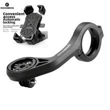 ROCKBROS 尼龙自行车码表支架，3 底座稳定系统，防震设计，46 克秒表和手机支架套装