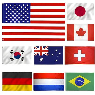 1 szt. – Majestatyczna flaga narodowa z okazji Dnia Niepodległości – Kolekcja flag narodowych krajów premium – Bardzo duże poliestrowe flagi do kibicowania na Mistrzostwach Świata w Piłce Nożnej, wodoodporne i odporne na blaknięcie – idealne na mecze piłki nożnej, Mistrzostwa Świata, bary sportowe, strefy kibica, parady, wystrój na zewnątrz, gobeliny ścienne do domu i biura, artykuły imprezowe i patriotyczne wydarzenia