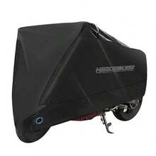 1Pc Red Black Motorcycle Cover Motocross Riding SunProof Dustproof Windproof Moto Waterproof Rain Cover Motorbike Cover Lock Hole And Storage Bag All Year Round Cycling Accessories - Multicolor - View 25