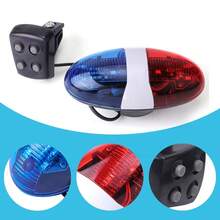 1 Pc 2-In-1 Bicycle Electronic Horn & Taillight, Mountain Bike Horn & Light (Battery Not Included) - Blue - View 5