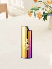 Custom 1PC Laser Engraved Name Lighter Case Sheath Personalized Custom Engraving Groomsman Father's Day Fashion Gift For Dad Boyfriend Smoker Birthday BIC Mini J5,Multi-Functional,Durable,Quick Dry,Anti-Mold,Reusable,Ornamental,Cute,Stylish,Exquisite,Adorable,Tidy,High-Quality,Modern,Custom,Personalized,Unique,Ideal Gifts For Him,Ideal Gifts For Her,Chic Design