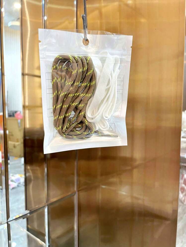 85cm Long 6mm Wide Lace-Up Shoelaces, Bicolor Replacemant Shoe Laces, Versatile Classic Shoe Strings Unisex Fit Any Skate Shoes, Canvas Shoes, Casual Sneakers - 90cm - View 19