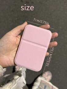 1个便携式化妆镜，PU皮革材质，小巧折叠旅行镜，理想礼物，旅行必备，化妆必备，易于收纳，非常适合作为圣诞节礼物 - 彩色 - 查看 5