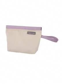 1pc Compact Makeup Pouch, Fashionable & Minimalist, Convenient Carry-On Cosmetic Bag For Travel, Home Storage