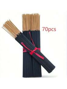 26/70/200 支，日本樱花香味，优质天然香棒 - 提神、缓解压力、放松，适用于瑜伽、冥想、家庭、酒店、水疗中心、办公室空气净化、放松、节日礼物、光滑洁净、天然藤条材质，适用于家庭、厨房和餐厅