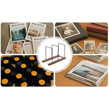 Record Storage Holder 50 Album Holder Display Stand Metal Display Rack For Albums - Variant1 - View 6