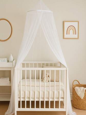 1pc Highly Dense Dome Mosquito Net, Ceiling Hanging Baby Mosquito Net, Folding Tent, Princess Style, No Installation, Party Decor