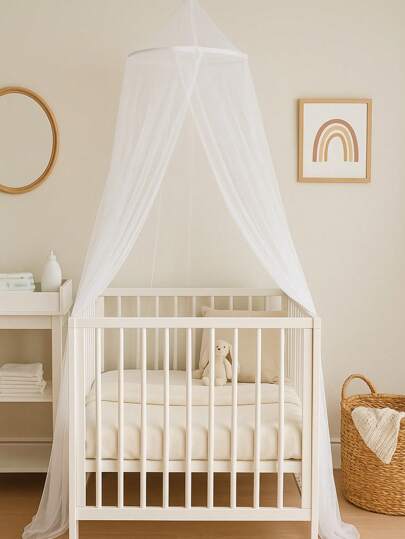 1pc Highly Dense Dome Mosquito Net, Ceiling Hanging Baby Mosquito Net, Folding Tent, Princess Style, No Installation, Party Decor