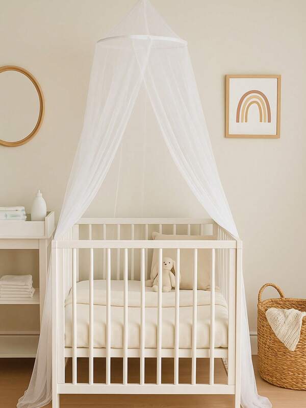 1pc Highly Dense Dome Mosquito Net, Ceiling Hanging Baby Mosquito Net, Folding Tent, Princess Style, No Installation, Party Decor