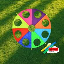 Juego de colaboración en equipo interactivo tipo pop-up, equipo deportivo para entrenamiento y trabajo en equipo al aire libre, dispositivo divertido de múltiples personas para actividades en fiestas, equipo de capacitación de cohesión corporativa, equipo de competencia de colaboración física dinámica, juego de cooperación social en grupo, implemento listo para usar para resolución de desafíos de equipo en múltiples escenarios, dispositivo de capacitación de comunicación divertido para reuniones deportivas