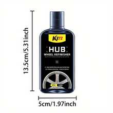 120ml 汽车轮毂划痕修复套装，车轮修补抛光剂，车轮划痕、锈迹、褪色去除剂，恢复金属光泽，车轮护理蜡 - 120ml - 查看 10