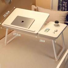 Laptop Desk For Bed Or Sofa Knee Desk, Bed Work Table, Home Desk, Breakfast Tray Table, Desk With Cup, Bed Observation Table, Bed Laptop Stand, Foldable Desk Legs Desk Is Suitable For Use In College Dorms, Single Living, Rental Housing, Tatami Rooms - Multicolor - View 7