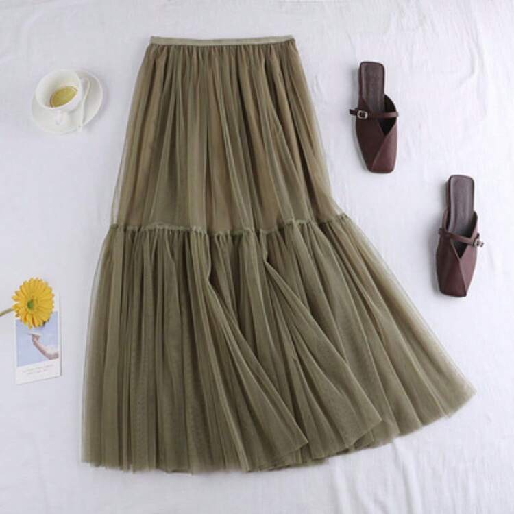 Petticoats - Army Green - View 1