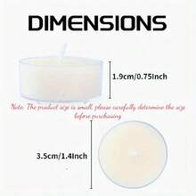 12/108 件白色/红色茶蜡烛，燃烧时间 4 小时，大豆蜡，预蜡且无烟 - 非常适合圣诞节、万圣节、生日、情人节、母亲节和父亲节礼物，精美礼品包装，礼品蜡烛 | 多功能礼品选择 | 单芯蜡烛 | 生日派对，冥想瑜伽 - 白色 - 查看 8