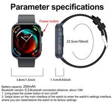 GUHUAVMI 2025 New Smart Watch Series 10, 1.85" High-Definition Full-Fit Touch Screen, Heart Rate/Sleep Monitoring, Wireless Call/Dial, Multiple Sports Modes, Customizable Wallpaper, Unisex Fitness Tracking Smart Watch