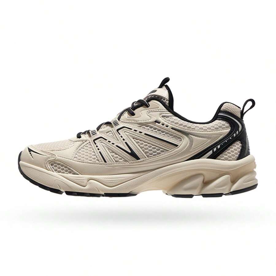CAMEL Men's Sports Shoes Shock Absorption Retro Jogging Shoes Mesh Breathable Height Increasing Casual Shoes