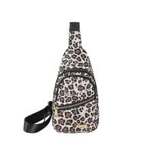 新款尼龙女士胸包，时尚菱形单肩斜挎包，大容量骑行胸包，手机袋 - 彩色 - 查看 16