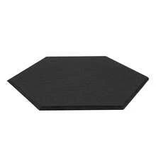 YUNRUX 12* Acoustic Panels Hexagon Acoustic Panels Sound Absorbing Acoustic Panels Sound Insulating Panels Wall Panels - Black - View 5