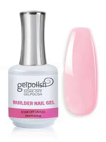 15ml Pink Building Nail Gel Nail Polish For Strengthener Gel Extension Gel Base Coat In A Bottle Soak Off Uv Led Gel Nail Extension Nails - 粉色 - 查看 1