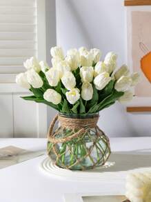 3/1 Stück künstliche Tulpe, PU-Tulpe, feuchtigkeitsspendende künstliche Tulpen für Fotografie, Dekoration, Haus, Garten, Hochzeit, Party, Muttertag, Ostern, Geburtstag, Frühling und Sommer, Heim, Schlafzimmer, Vase, künstliche Blumen, Outdoor Gartendekoration, Hochzeitsartikel, Partyzubehör