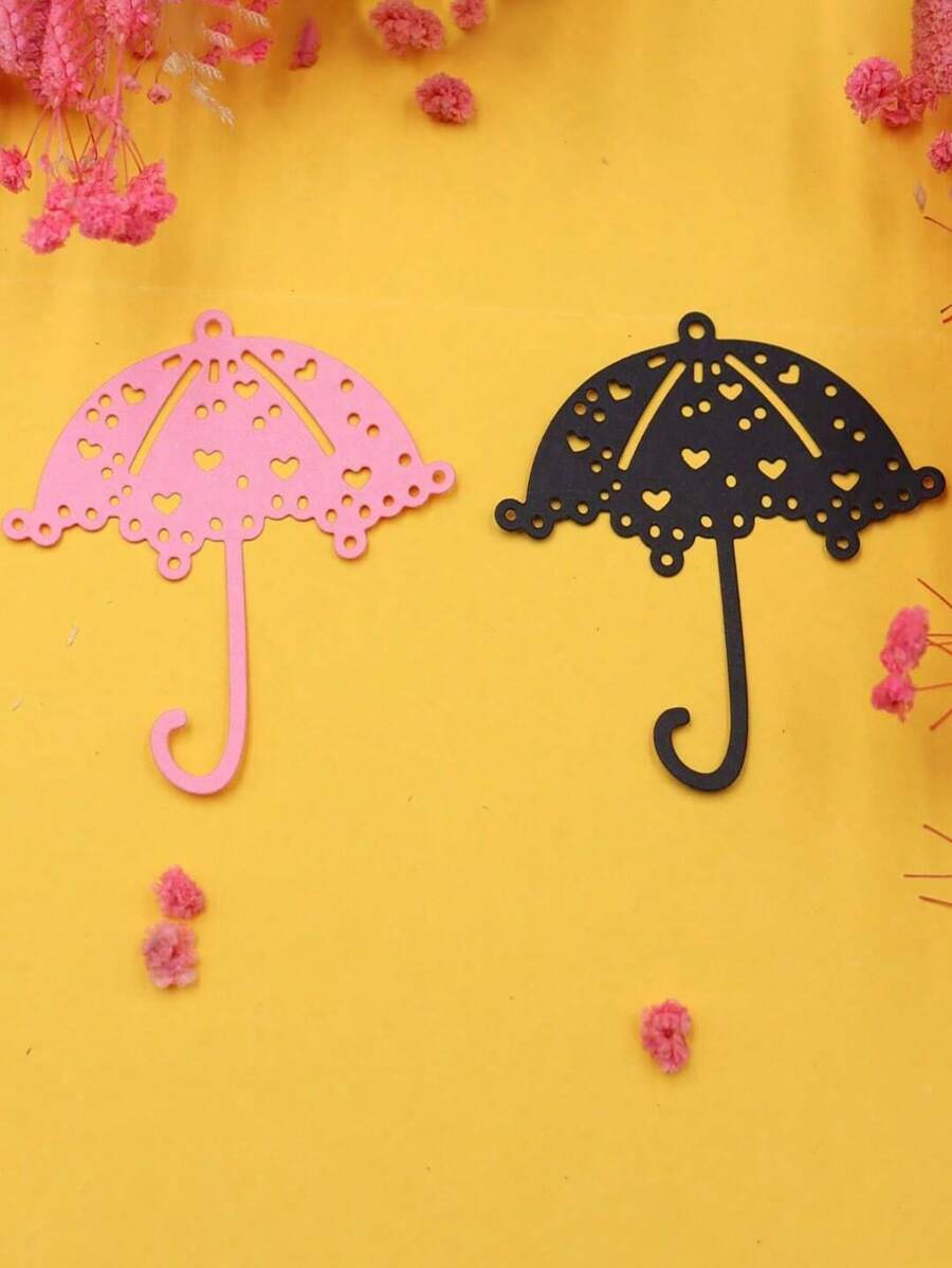 1 Pack Umbrella Style Metal Cutting Knife Mold Scrapbook Cutting Mold Suitable For Paper Card Making, DIY Production, Holiday Card Album Making, Craft Decorations