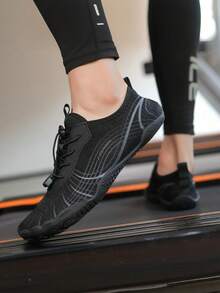 Zapatos acuáticos para exteriores, zapatos de agua transpirables para hombres y mujeres para natación, piscina, playa, buceo, esnórquel, ciclismo, senderismo, minimalistas y descalzos para fitness en interiores - Negro - Ver 11