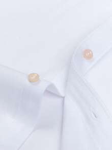 Oxford Shirts For Men Long Sleeve Mens Dress Shirts Casual Button Down Shirts With Front Pocket Regular Fit For Spring/Fall - trắng - Xem 7