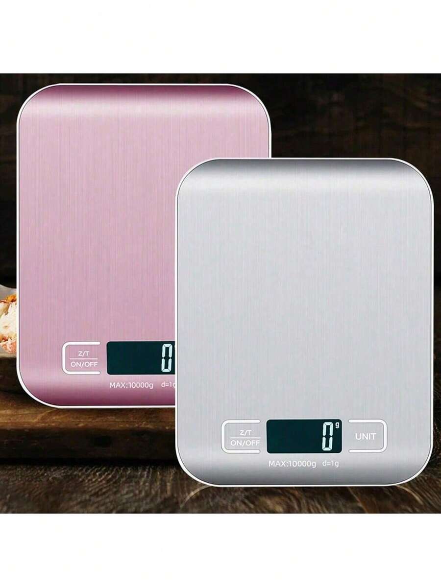 Kitchen Electronic Scale, High-Precision Food Scale With Stainless Steel Platform, 10 Kg Capacity, Tare Function, Unit Conversion, For Cooking And Baking, No AAA Batteries