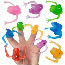 5/10/15/20Pcs Finger Puppets Toys,Funny Colorful Monster Spirit Stretchy Finger Puppets,Soft Rubber Finger Doll Toys For Children's Party Favors - Multicolor - View 6
