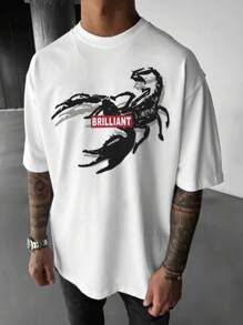 T-shirt à manches courtes imprimé personnalisé pour hommes, confortable et respirant, pour le port estival