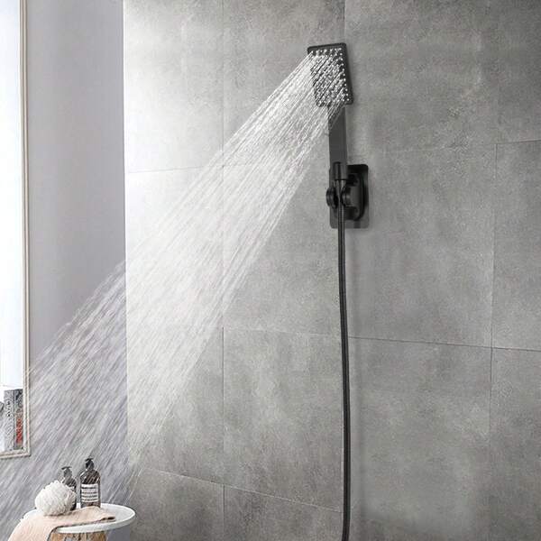 Douchette de baignoire, pommeau de douche avec douchette et flexible, ensemble de pommeau de douche décoration de salle de bain maison été