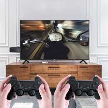 Wireless Mini Retro Video Games Console, Wireless Control Retro Game Stick Built-In 9 Emulators, 32G With 10K+Games / 64G With 20K+ Games, 4K HD-MI Output 2.4GHz Wireless Gaming Console, Retro Video Games Console For TV & Display Plug And Play