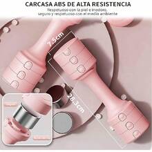 Mancuernas Ajustables, Juego de Pesas de Mano Ajustables, 2, 3, 4, 5 Libras, Múltiples Opciones de Peso, Juego de 2 Mancuernas Ajustables con Mango Antideslizantede, Entrenamiento de Fuerza - rosa - Ver 3