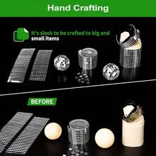 5x5毫米自粘迪斯科陶瓷马赛克瓷砖，方形马赛克镜面片，工艺玻璃镜条，方形镜面马赛克瓷砖，适用于室内/室外装饰、DIY艺术拼贴画、花瓶、杯子、相框和其他工艺家居装饰、返校房间装饰、学习用品