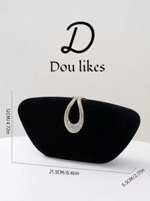 1 geantă de mână de lux din catifea, în formă de cutie, pentru petrecere, cu paiete, potrivită pentru banchet, bal, ținute formale, geantă crossbody pentru petrecere formală, geantă de petrecere, perfectă pentru petrecere, nuntă, bal, gală/banchet, accesoriu ideal pentru rochia de bal a femeilor, ținută de bal, rochie cu paiete, rochie strălucitoare, rochie elegantă a femeilor.