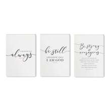 1pc Christian Wall Art, Bible Verse Quotes, Popular NIV Printables, Scripture Gallery Wall, Black And White Prints , Farmhouse Decor Poster Unframed-Style