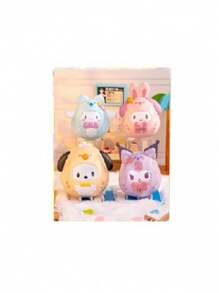 Sanrio 1 Set Of Sanrio Character Blind Boxes, Includes Cute Self-Righting Figurines Of Animals And Kuromi, Pachimari, Relaxing Desktop Ornaments,For School Supplies,Back To School