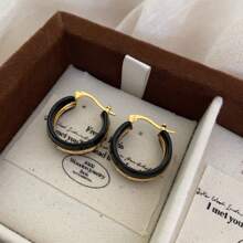 Elegantes pendientes de aro redondos con diseño floral bohemio, pendientes circulares coloridos, estilo de moda de nicho para mujeres