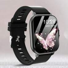 LOMAXFR Smart Watch, Custom Wallpaper, Multiple Sports Modes, Sports Tracking, Wireless Calling/Dialing, SMS Reminder, Call Reminder And Rejection, Weather Forecast, Unisex, Suitable For IOS/Android, Holiday Gift, Birthday Gift.