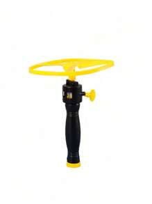 1/2/3/4/5 Sets Random Color Plastic Pull Line UFO Flying Disc Toy, Flying Saucer, Flying Disc Launcher Toy For New Year/Halloween/Thanksgiving/Christmas/Birthday Gifts, Plastic Toy, Party Small Gift, Stress Relief Toy, Decompression Toy, Indoor/Outdoor Toy
