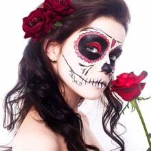 1 Piece Women's Rose Hair Clip Rose Side Comb Flamenco Flower Day Of The Dead Costume Mexican Wedding Party Mother's Day Hair Accessory - 1 miếng màu đỏ - Xem 10