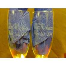 Flûtes à champagne personnalisées avec le nom pour le mariage, verres à champagne, cadeaux de mariage, cadeaux de champagne, flûte personnalisée, cadeau pour la mariée et le marié