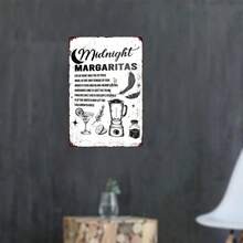 Witch Kitchen Plant Metal Signage, Iron Witchcraft Decoration, Midnight Margarita Theme Signage For Home Kitchen, Dining Room, Gothic Wall Decoration, Wika Magic Art, Halloween Decoration - 8"X12 Home Decor Fall Decor Room Decor - A - 查看 6