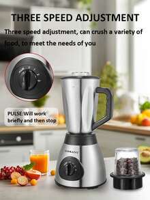 SOKANY 圣诞礼盒套装：1 件套子弹头个人搅拌机，包含 1 个动力底座、2 个刀片、2 个杯子、1 个马克杯、1 个旅行杯和 1 个吸嘴盖、2 个舒适的杯圈、2 个耐用盖子，具备脉冲功能，可用于研磨、混合、搅拌、制作冰沙和碎冰。