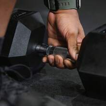 Titan Fitness 60 LB Pair Free Weights, Black Rubber Coated Hex Dumbbell - 1 - Xem 6