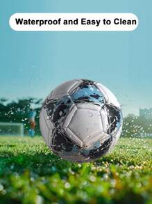 One Five-Pointed Star, Shiny No. 5 Football, Anti-Slip Football, Wear-Resistant Football, Lightweight Magic Arc Football, Explosion-Proof EVA Mechanical Sewing Football, More Wear-Resistant And Durable, Excellent Elasticity, Suitable For Youth And Adult Training And Competitions, High-Performance Football, All-Weather And All-Field Applicable