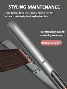 SOKANY 3-In-1 Ceramic Hair Straightener, Straightening Iron, Hair Clip. Dry & Wet Use, Can Curl & Straighten Hair, Adjustable Temperature Up To 950°F, LED Display, Fast Heating, 360° Swivel Cord, Suitable For Home & Salon Use
