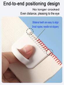 Bộ 2 kẹp giữ chỉ cố định, dụng cụ may đa chức năng, dụng cụ hỗ trợ may thủ công, dụng cụ may vắt sổ thủ công. - trắng - Xem 12